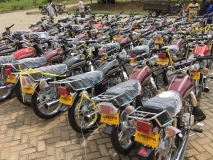 Donation of motorbikes by the Assembly