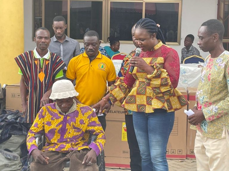Presentation of items to people with disability (PWD) in the district